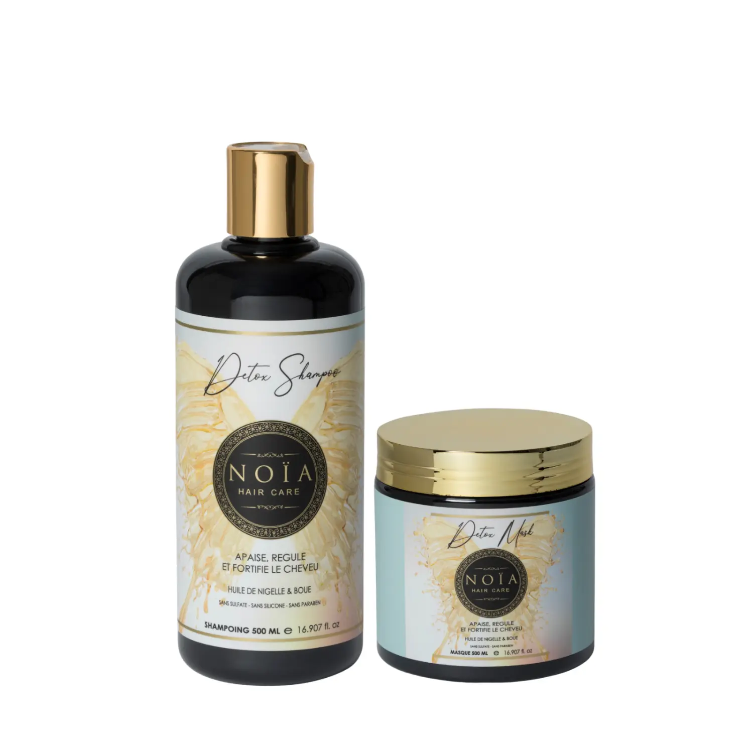 NOÏA Hair Detox Duo – Reinigende und ausgleichende Pflegeroutine – Shampoo & Maske