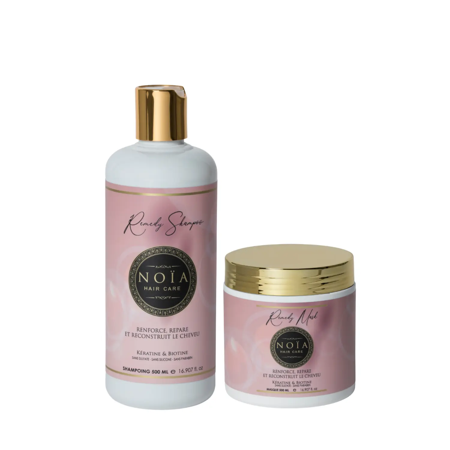 NOÏA Haarpflege-Duo – Reparaturroutine – Shampoo & Maske