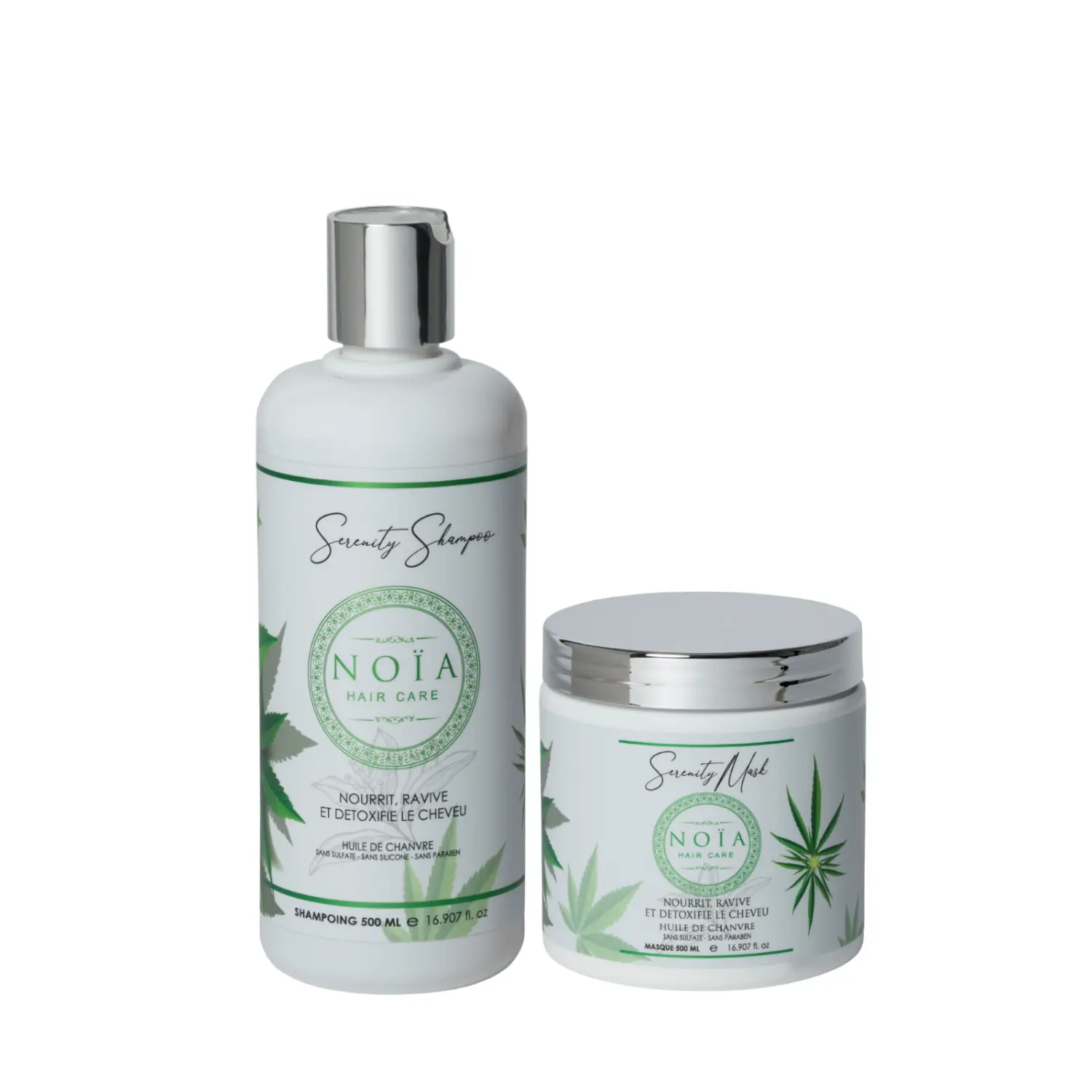 NOÏA Hair Serenity Duo – Beruhigende & pflegende Pflegeroutine – Shampoo & Maske