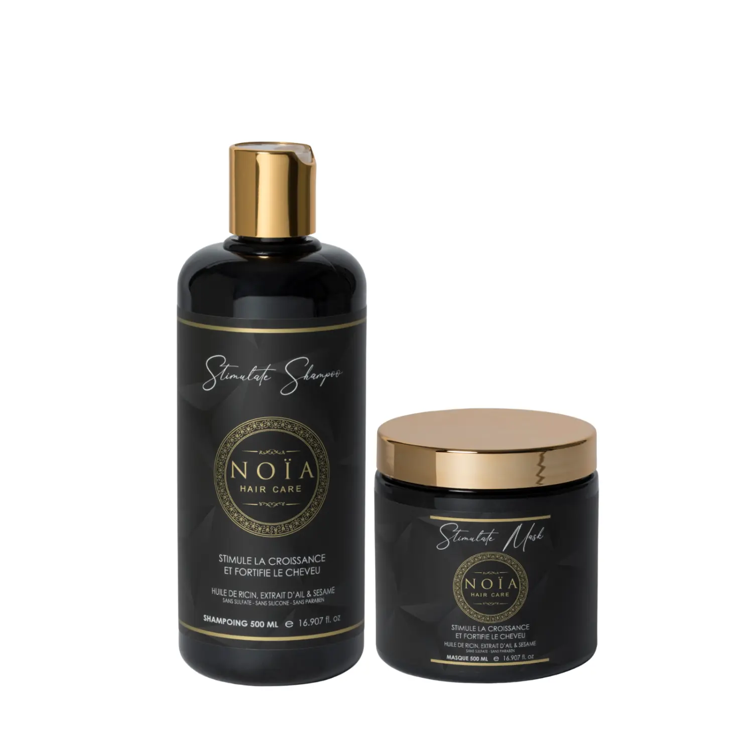 NOÏA Hair Stimulate Duo – Kräftigende Pflegeroutine – Shampoo & Maske