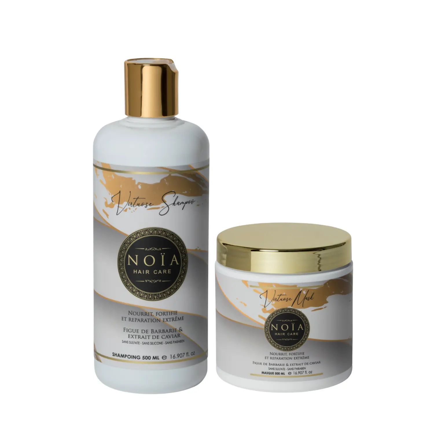 NOÏA Hair Virtuoso Duo – Intensive Pflege- und Reparaturroutine – Shampoo & Maske