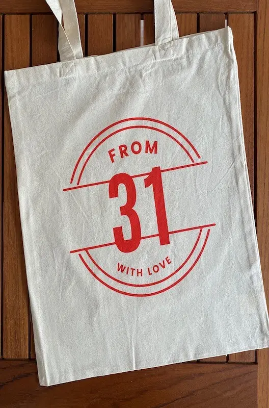 TOTE BAG FROM 31 WITH LOVE