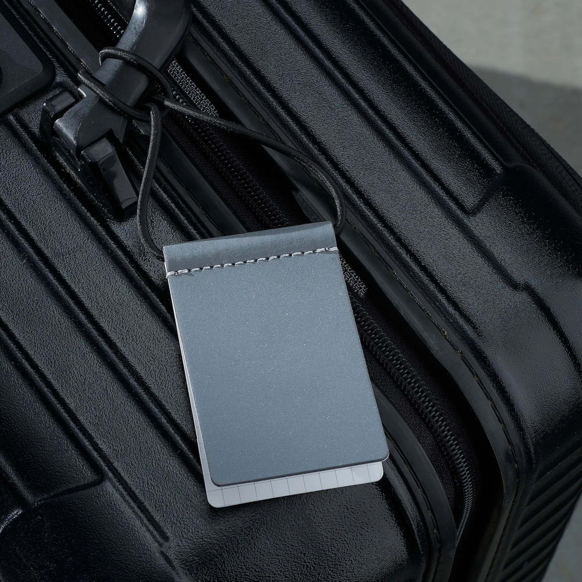 luggage tag reflector writable easy-to-hang black
