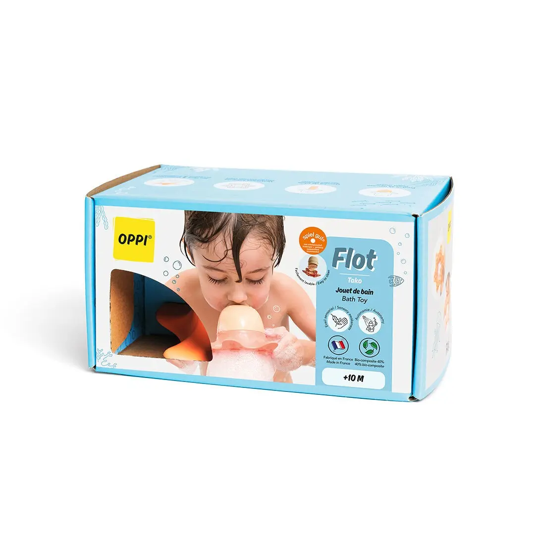 Flot® Tako Jouet de bain - durable - Stimule l'éveil