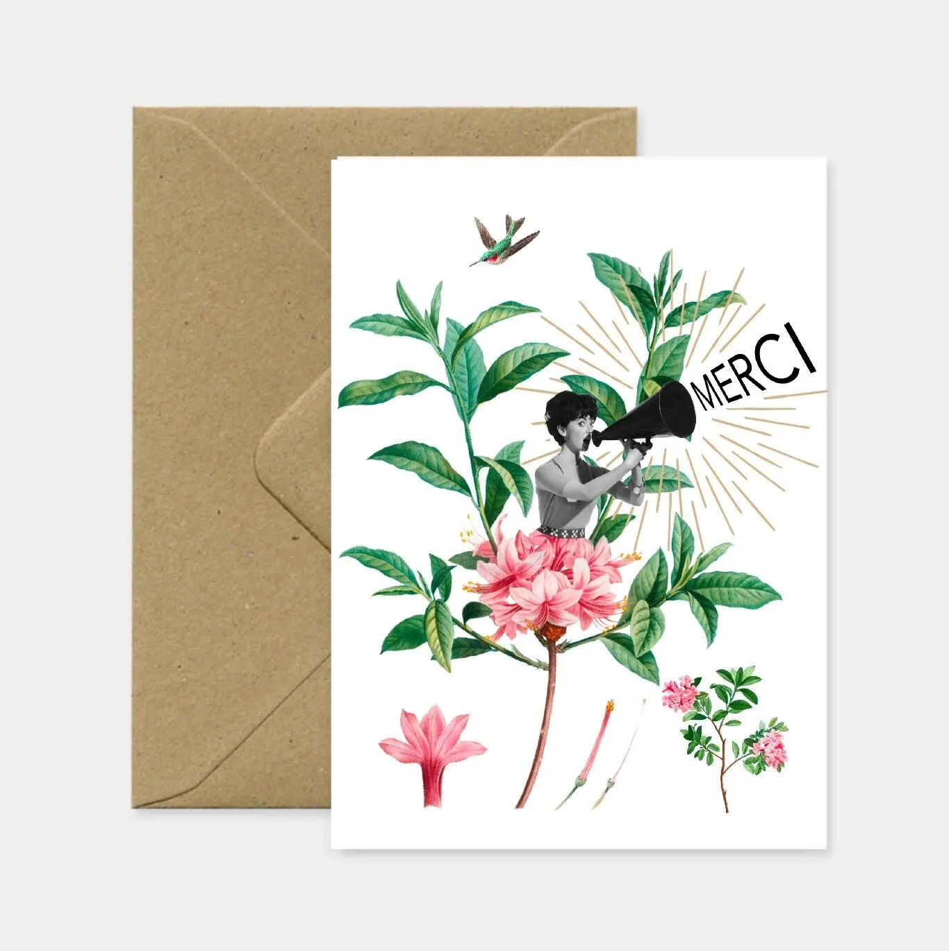 “Thank you” greeting card