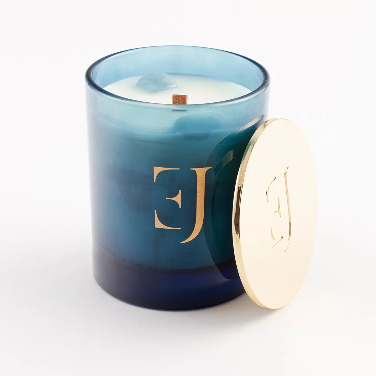 Vela perfumada de lujo Atenas Aguamarina