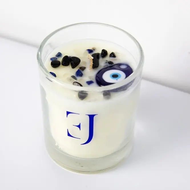 Vela mal de ojo EJ con cristales