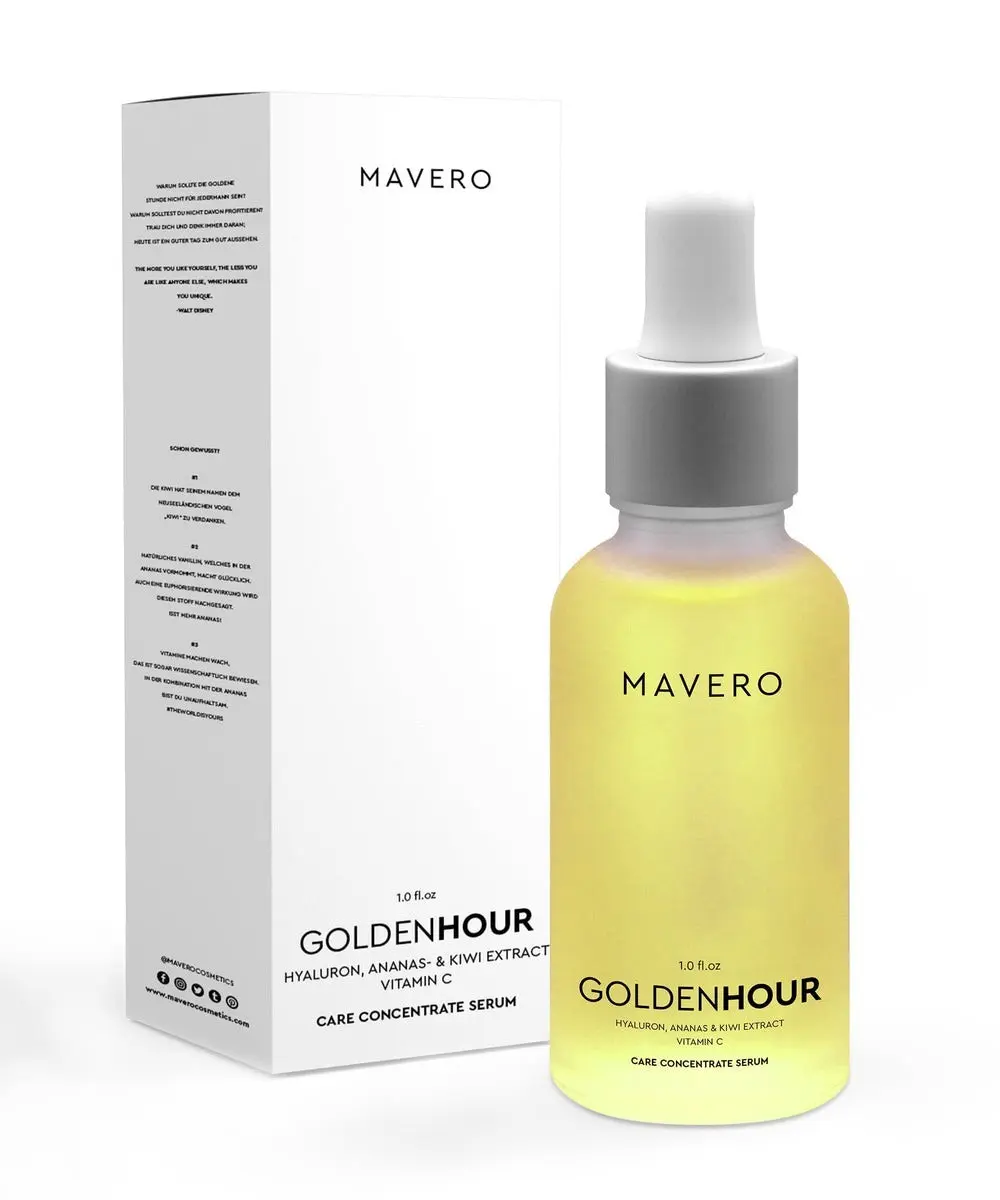 GOLDENHOUR - Vitamin C Serum mit Hyaluronsäure, Kiwi & Ananas