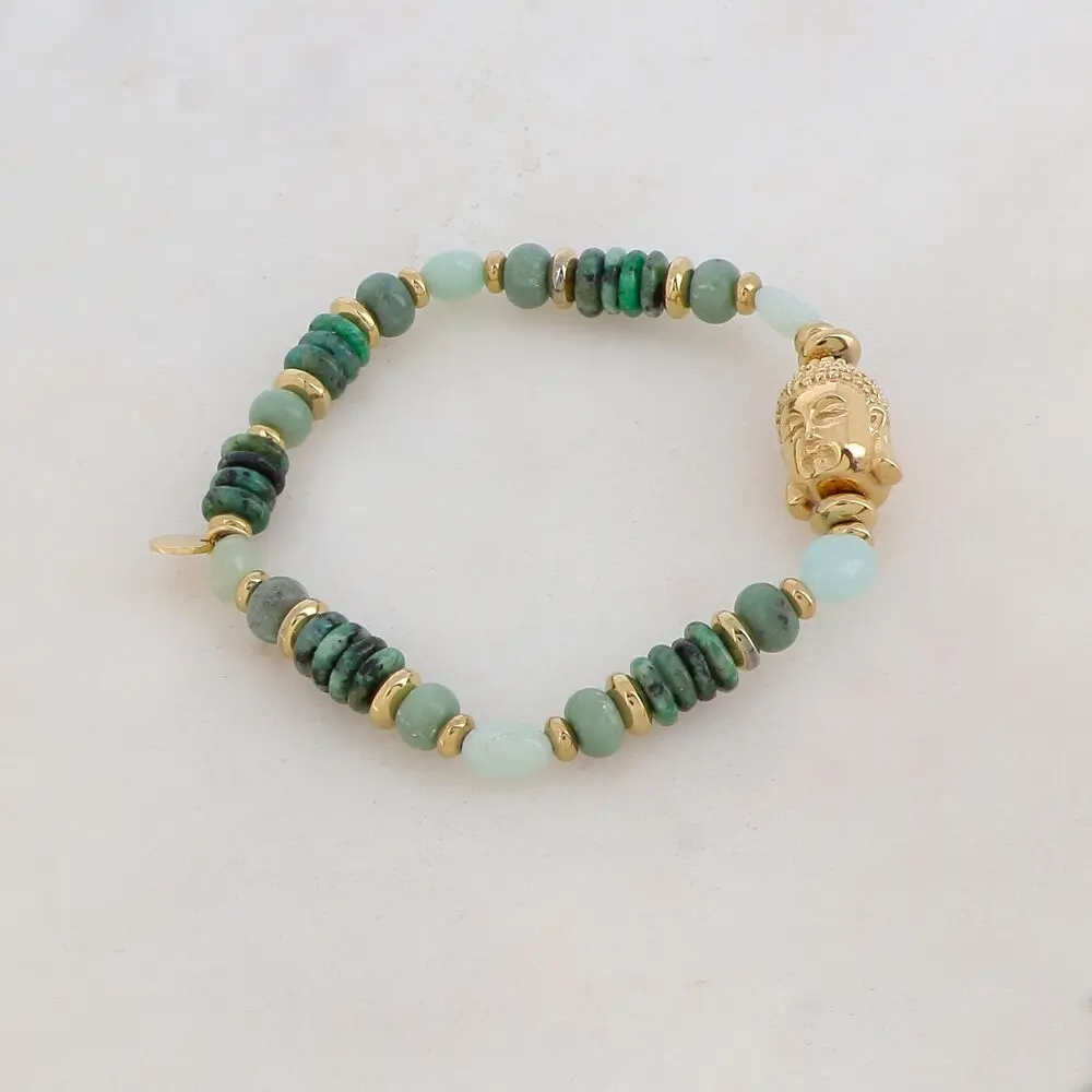 Karmiel Bracelet - Golden African Turquoise