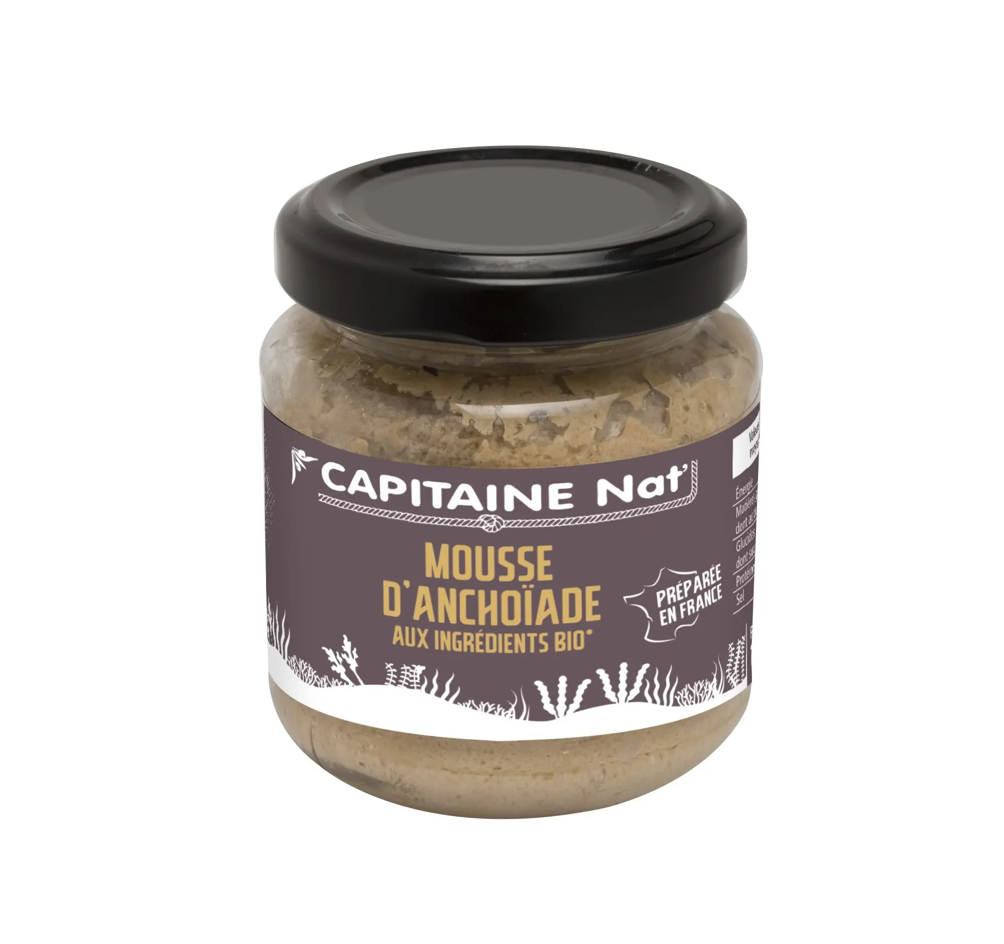 Mousse de anchoa para untar con ingredientes orgánicos*
