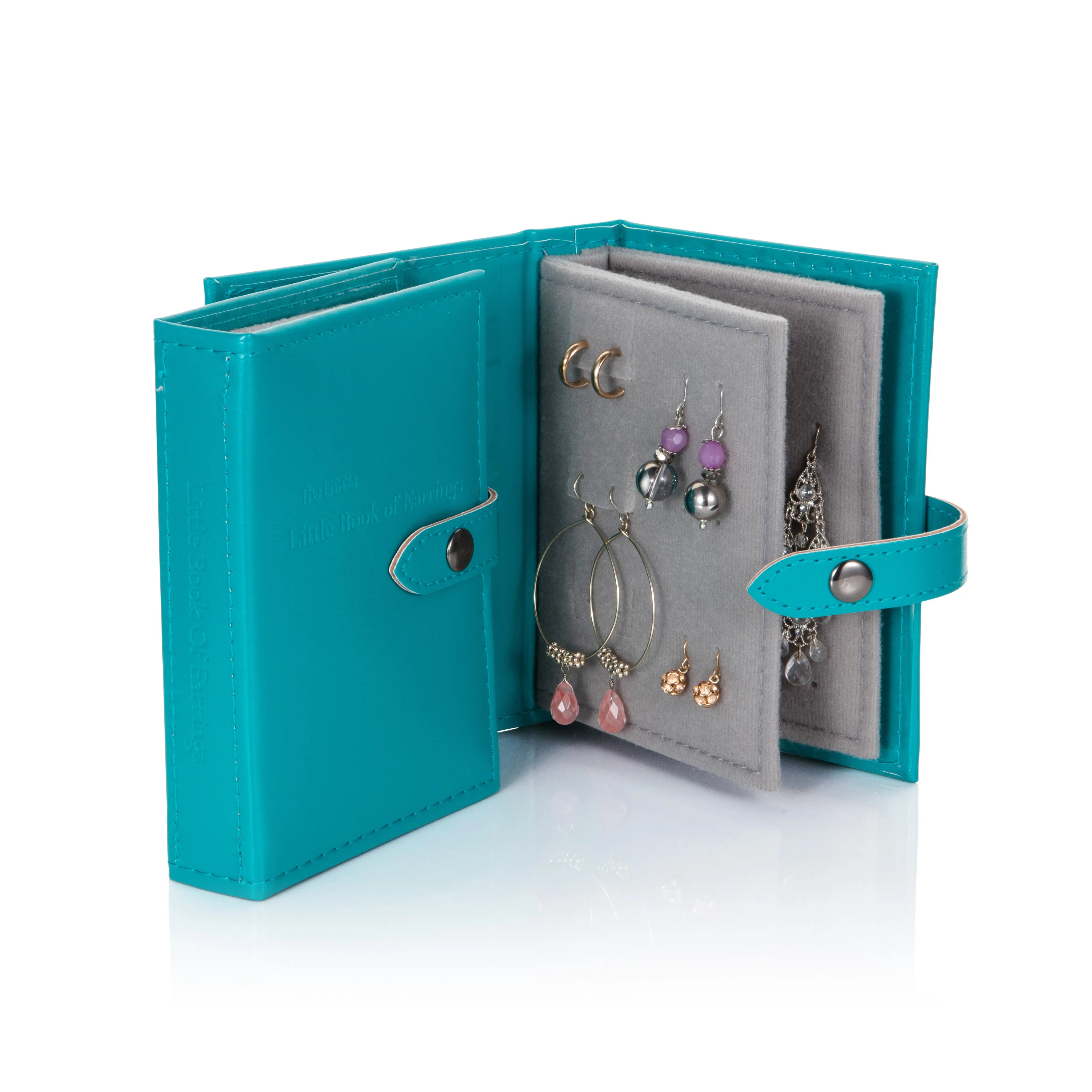 Little Little Book of Earrings in Teal