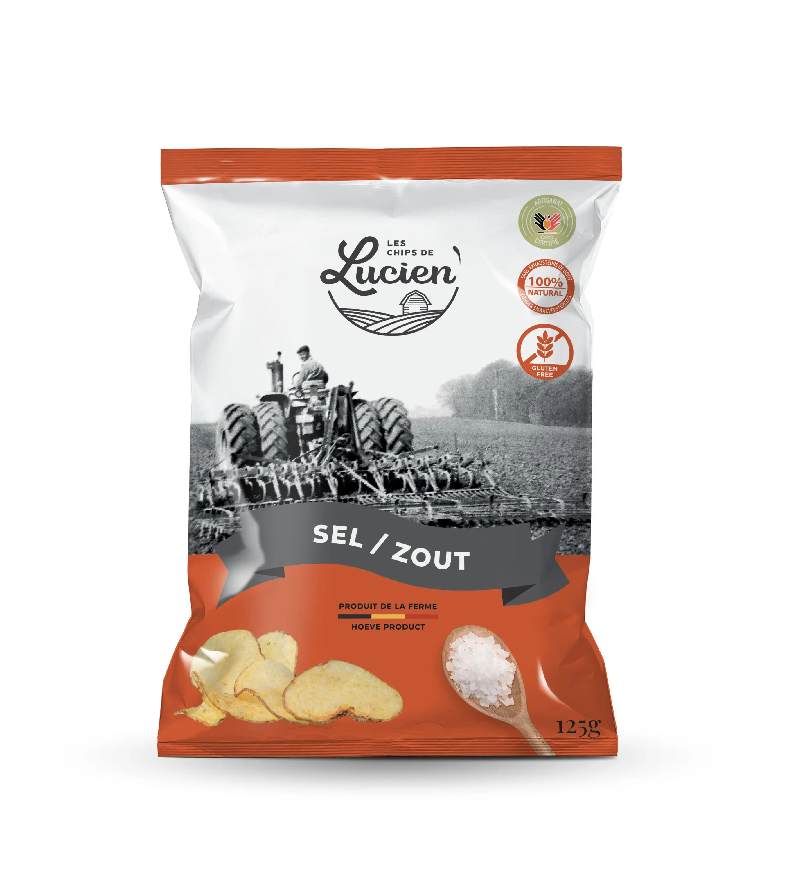 Lucien Sel crisps 125 gr