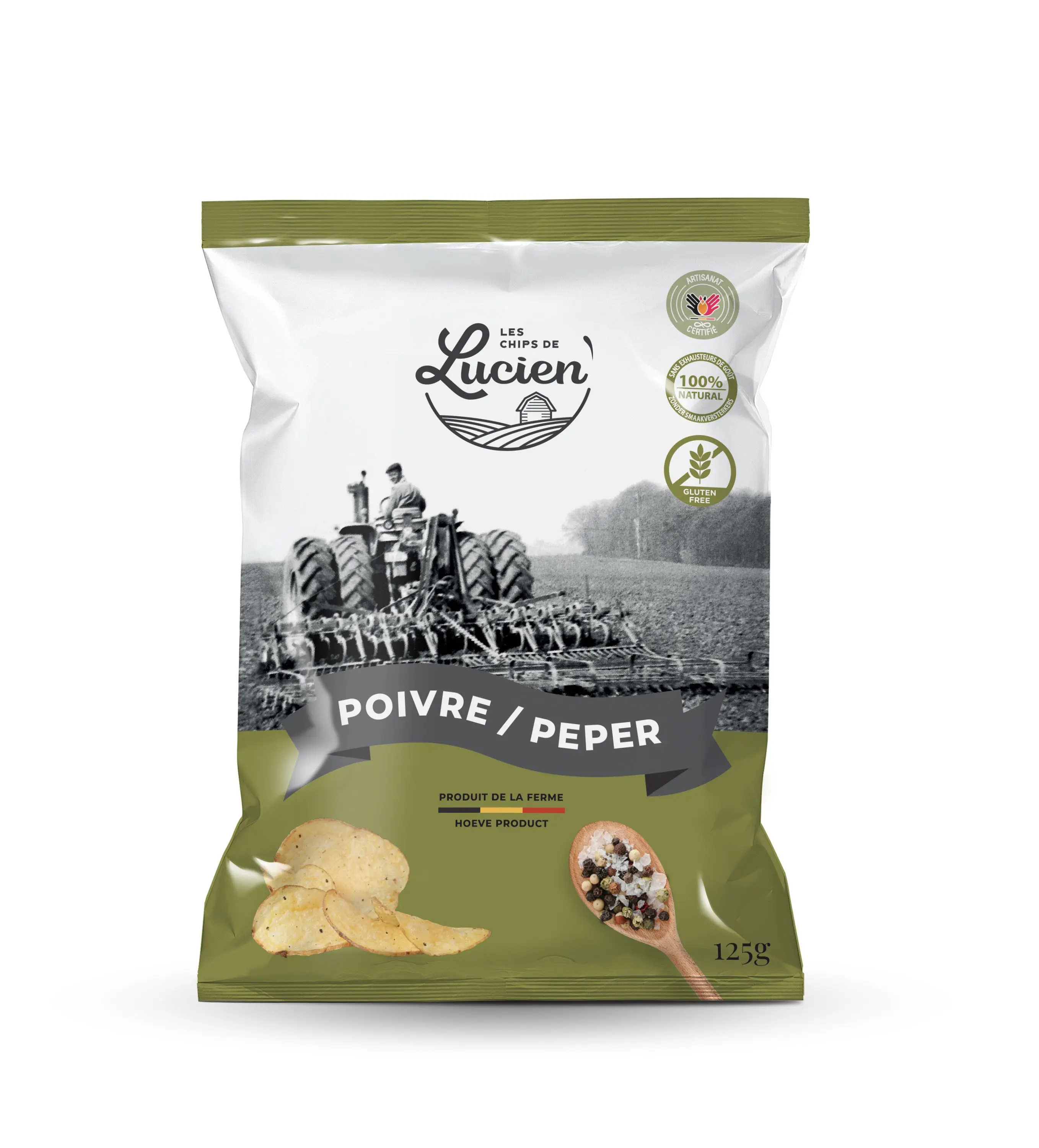Lucien Poivre crisps 125 gr