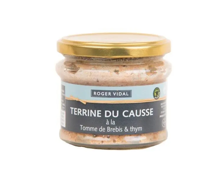 Causse terrine with sheep tomme cheese & thyme