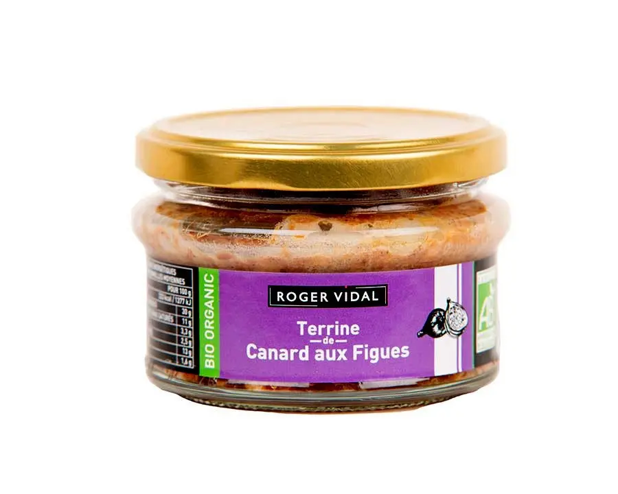 Organic Duck Terrine with Figs
