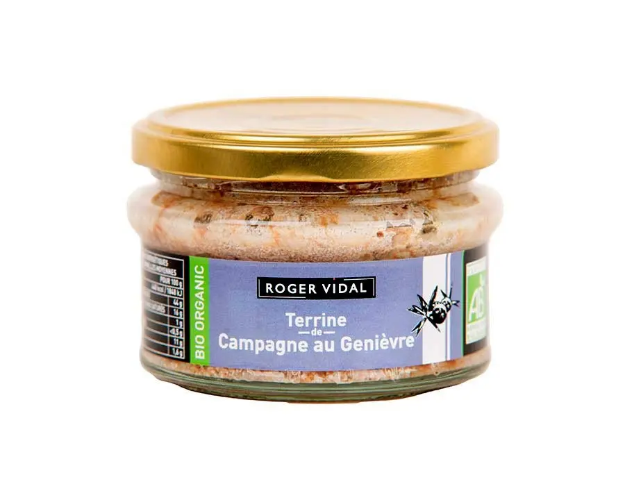 Country terrine with ORGANIC juniper