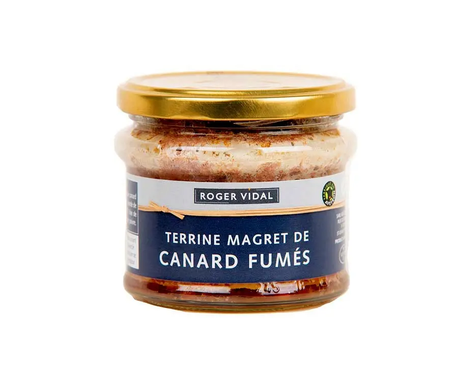 Smoked duck breast terrine