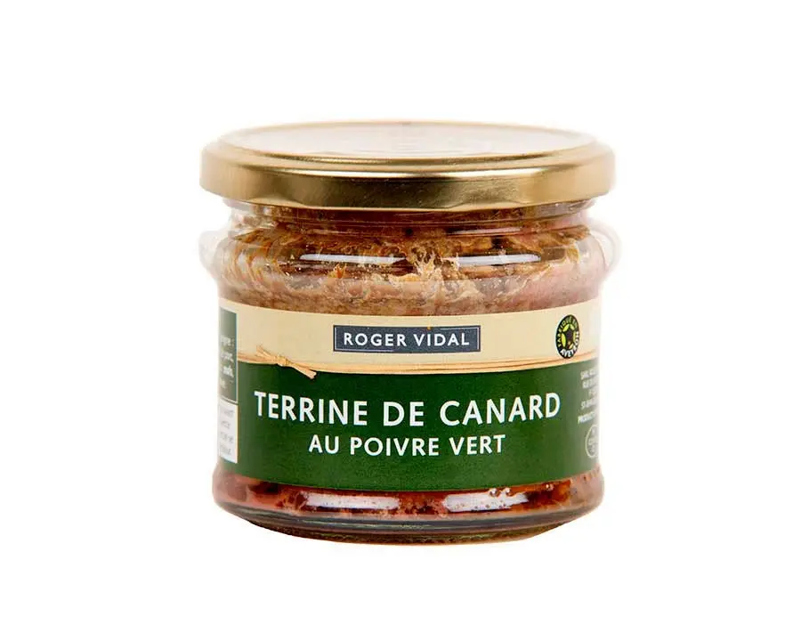 Green pepper Duck terrine