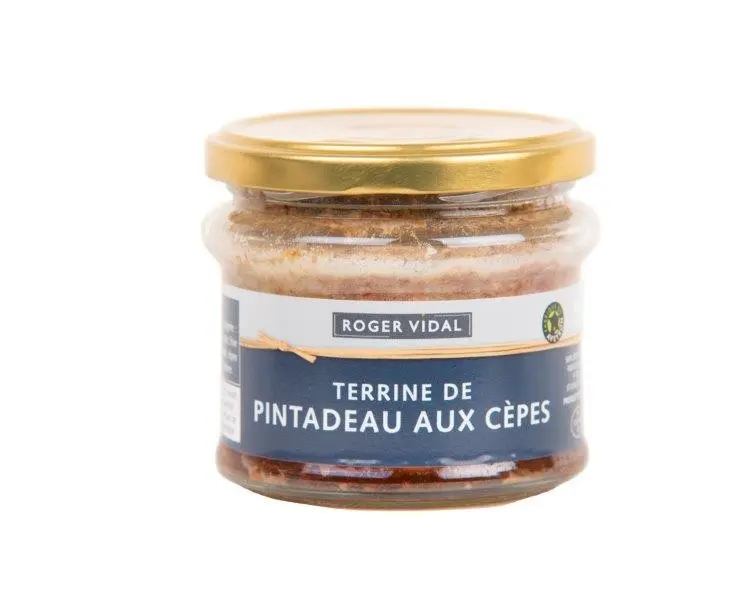 Guinea fowl terrine with porcini mushrooms