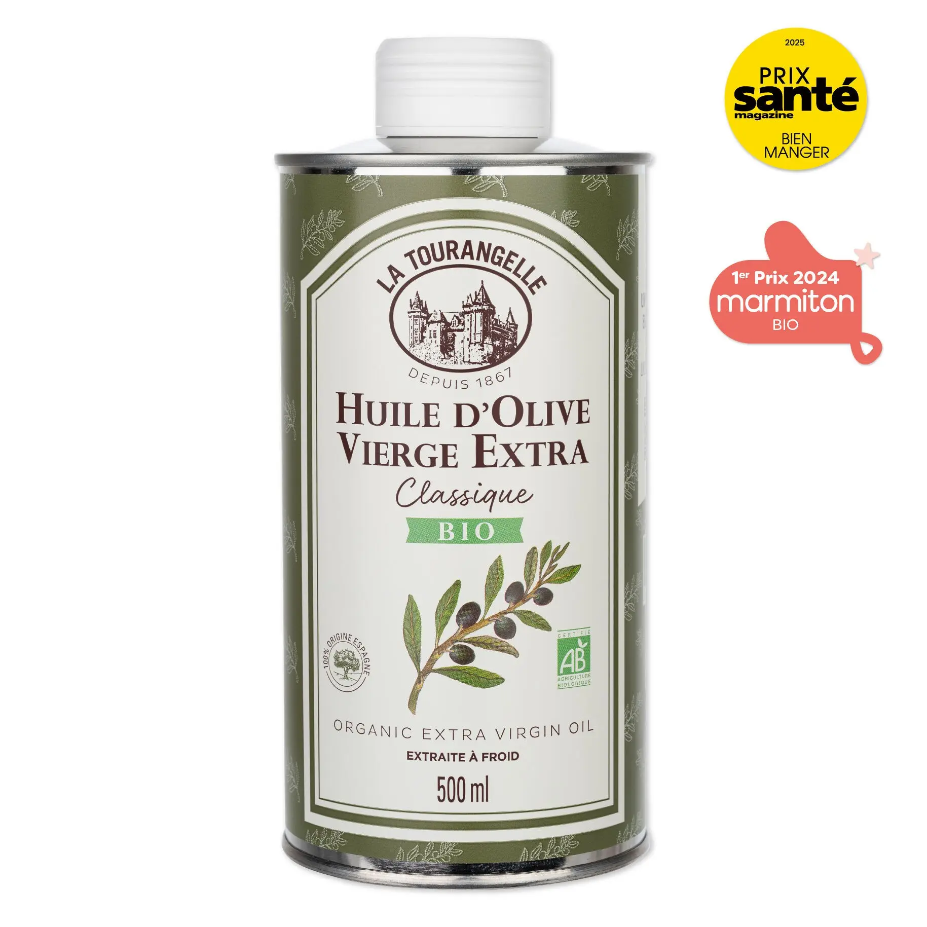 Aceite de Oliva Virgen Extra Clásico Ecológico - 500ml