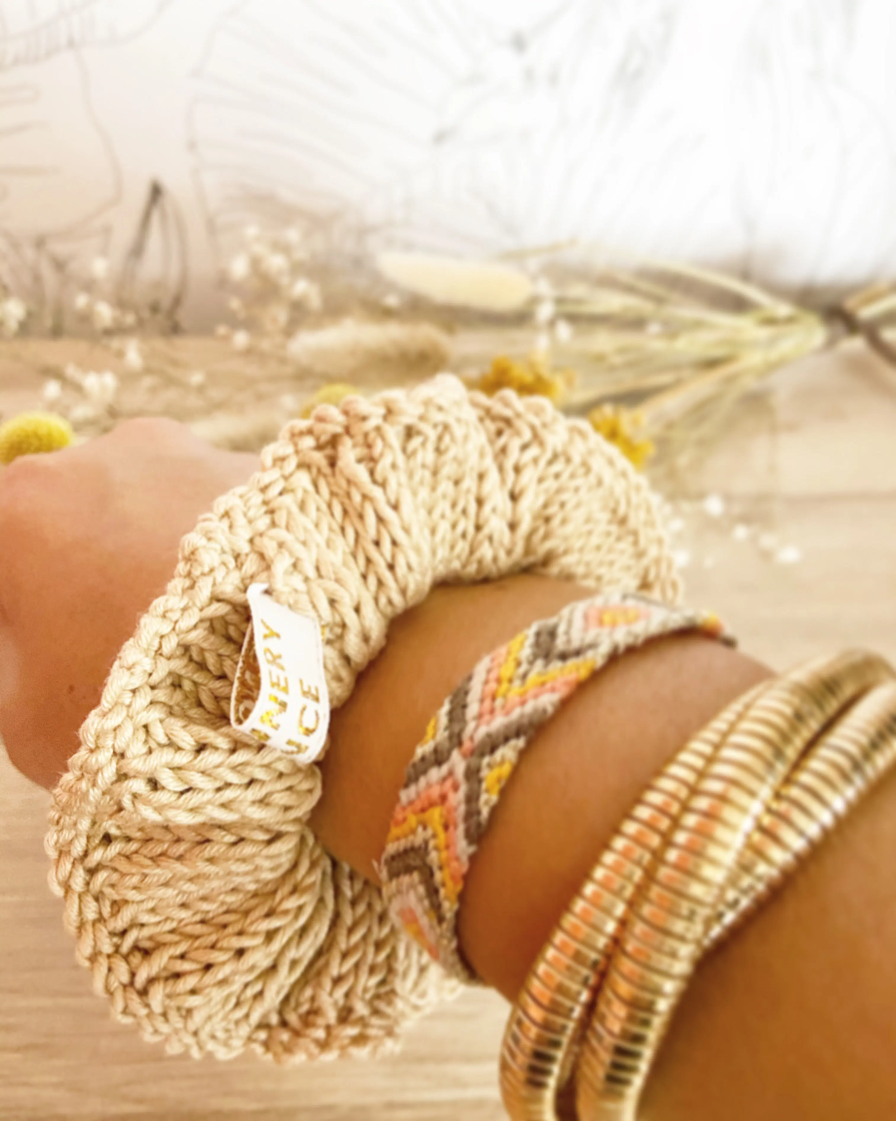 Woman cotton scrunchie - unique hair accessory