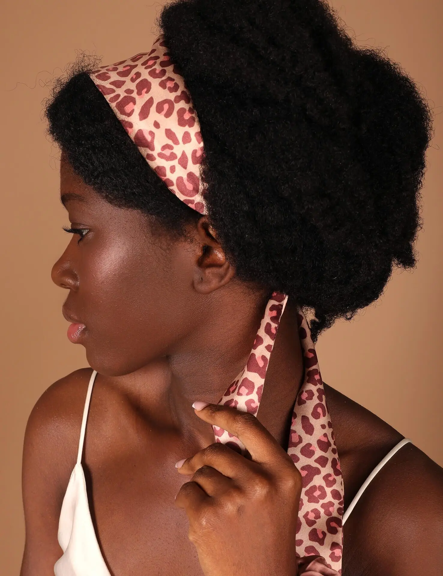 Headbands Pink leopard headbands