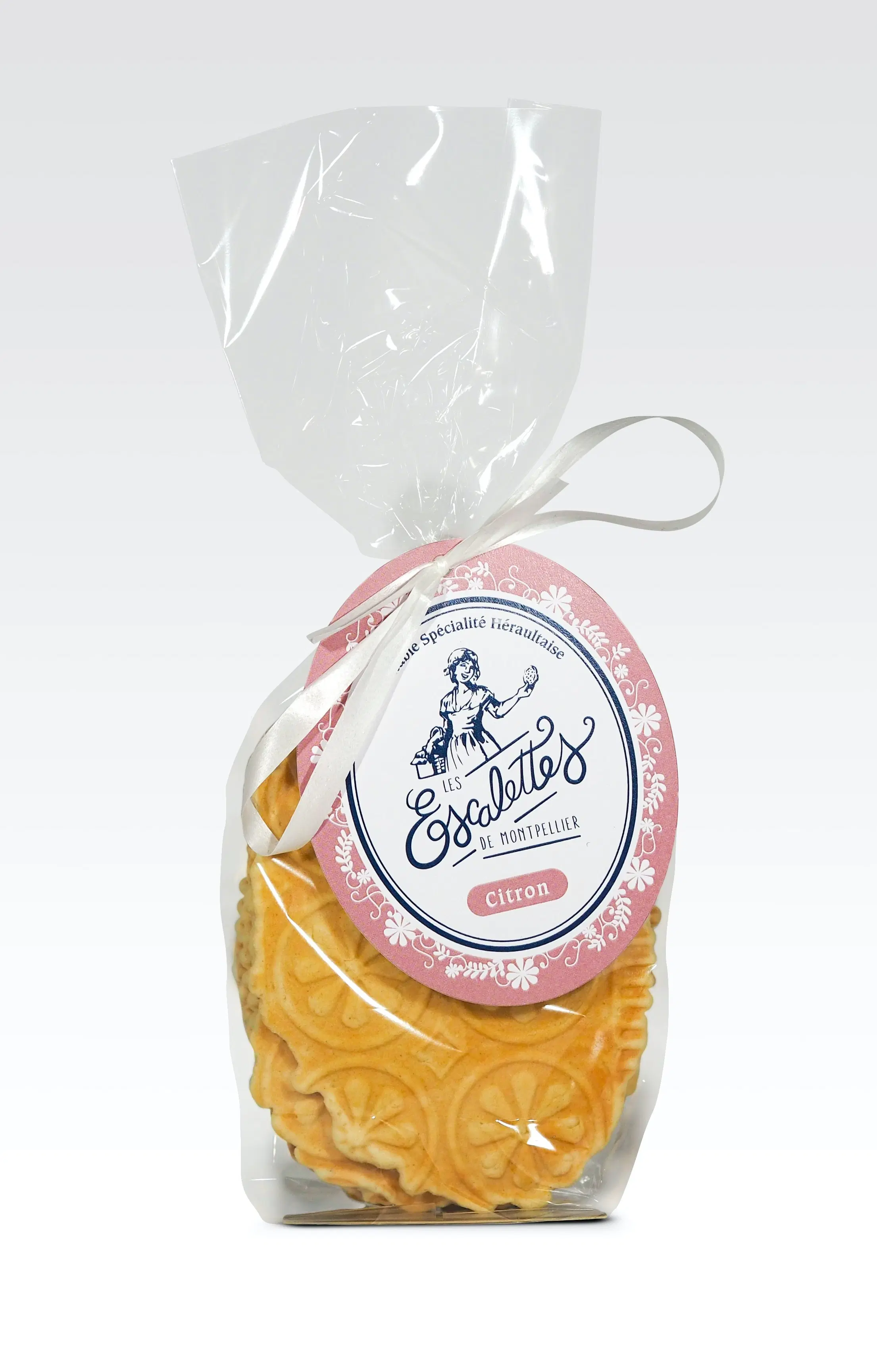 Pure butter "Gaufrette" cookies with lemon zest
