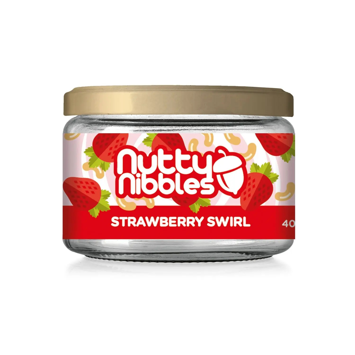 Strawberry Swirl Nutty Nibbles