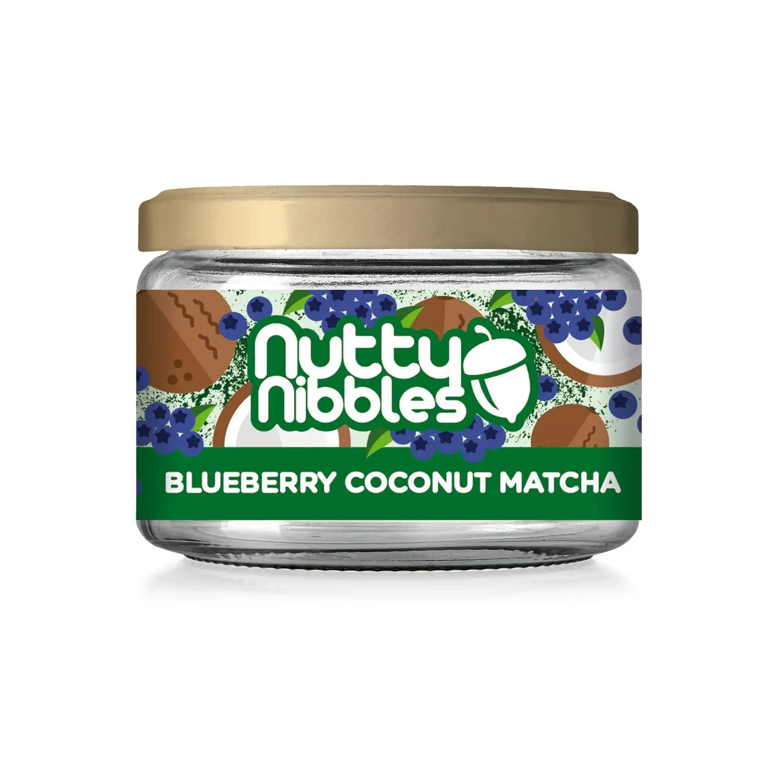 Blueberry Coconut Matcha Nutty Nibbles