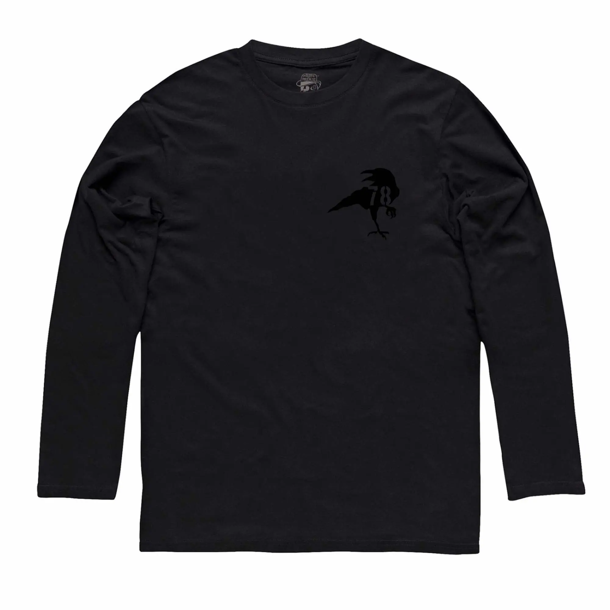 RK CORVUS 78 Blk on Blk LS Tee Edición limitada