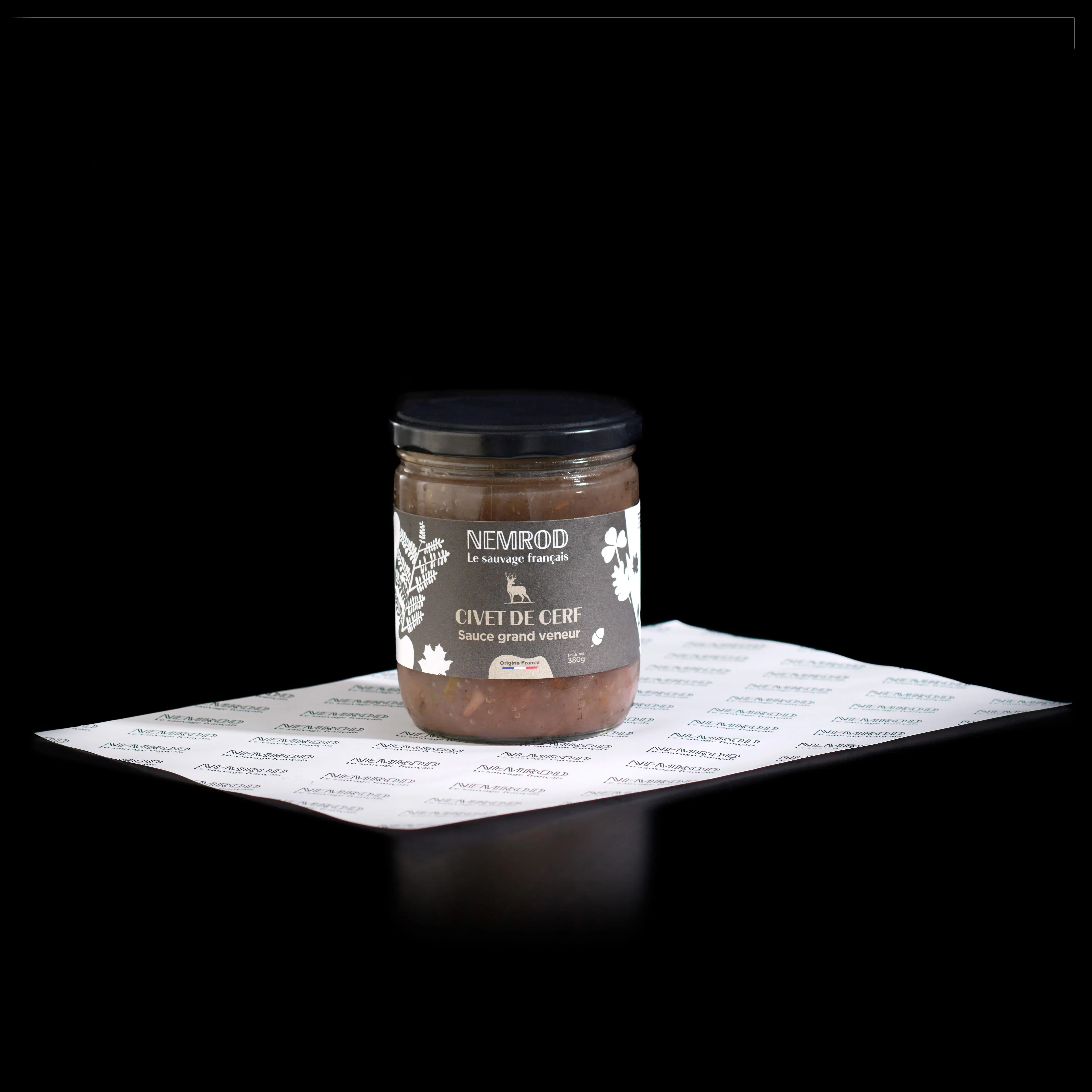 Hirschragout mit Grand-Veneur-Sauce - Wild - 380g