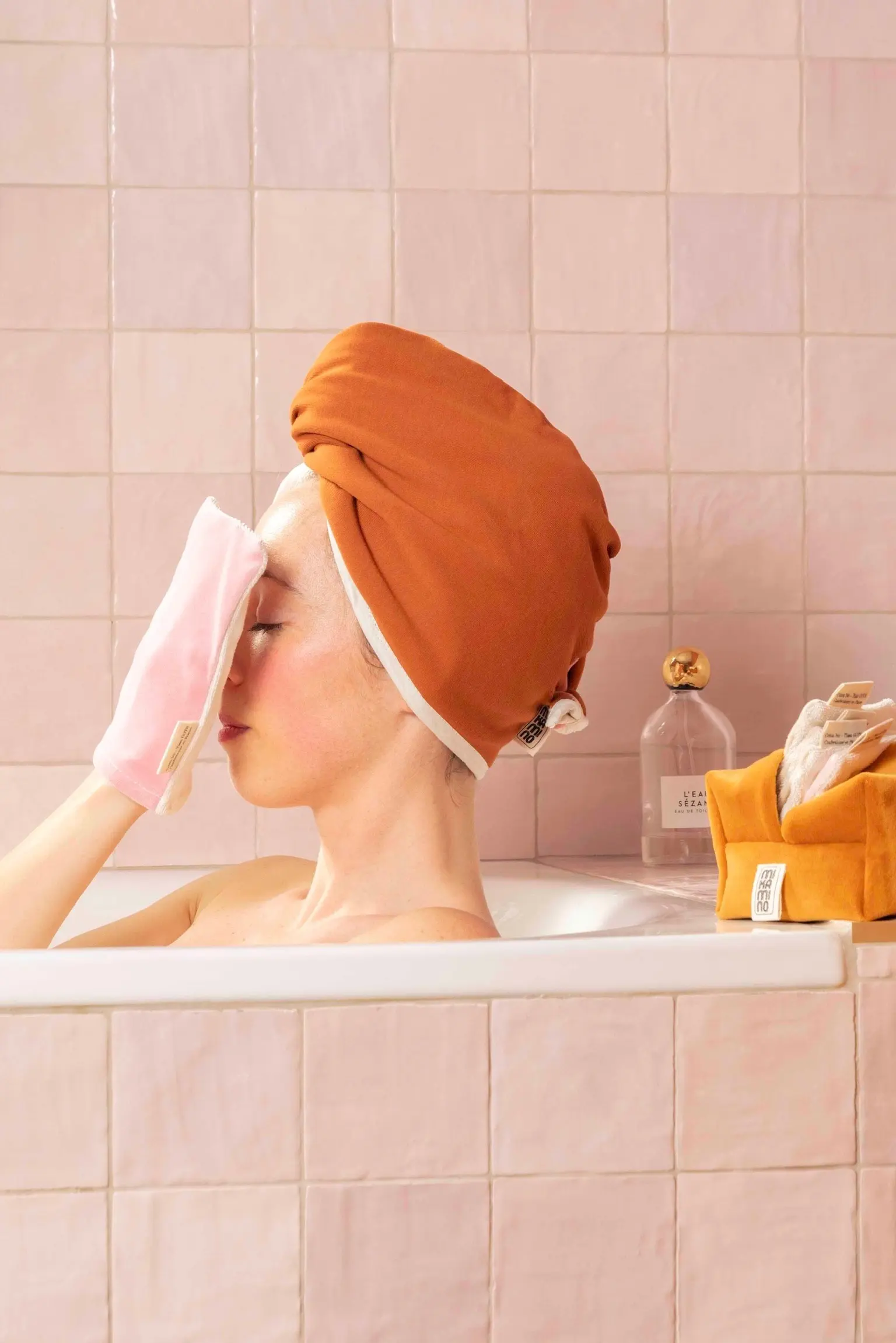 toalla de pelo turbante