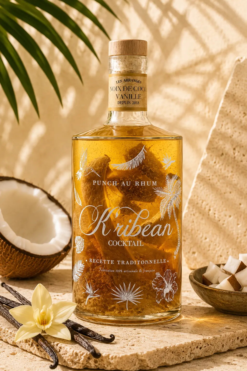 K'RIBEAN COCKTAIL - coconut and vanilla flavored rum