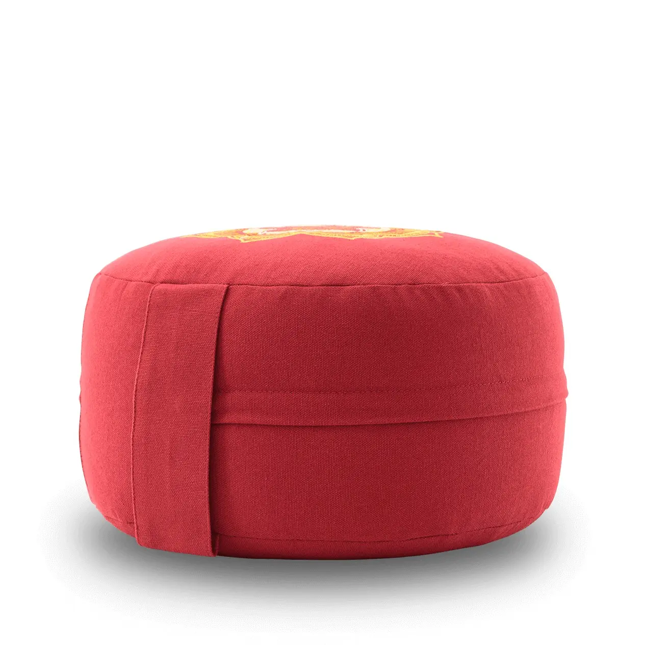 Meditationskissen Classic Mandala Gold, weinrot
