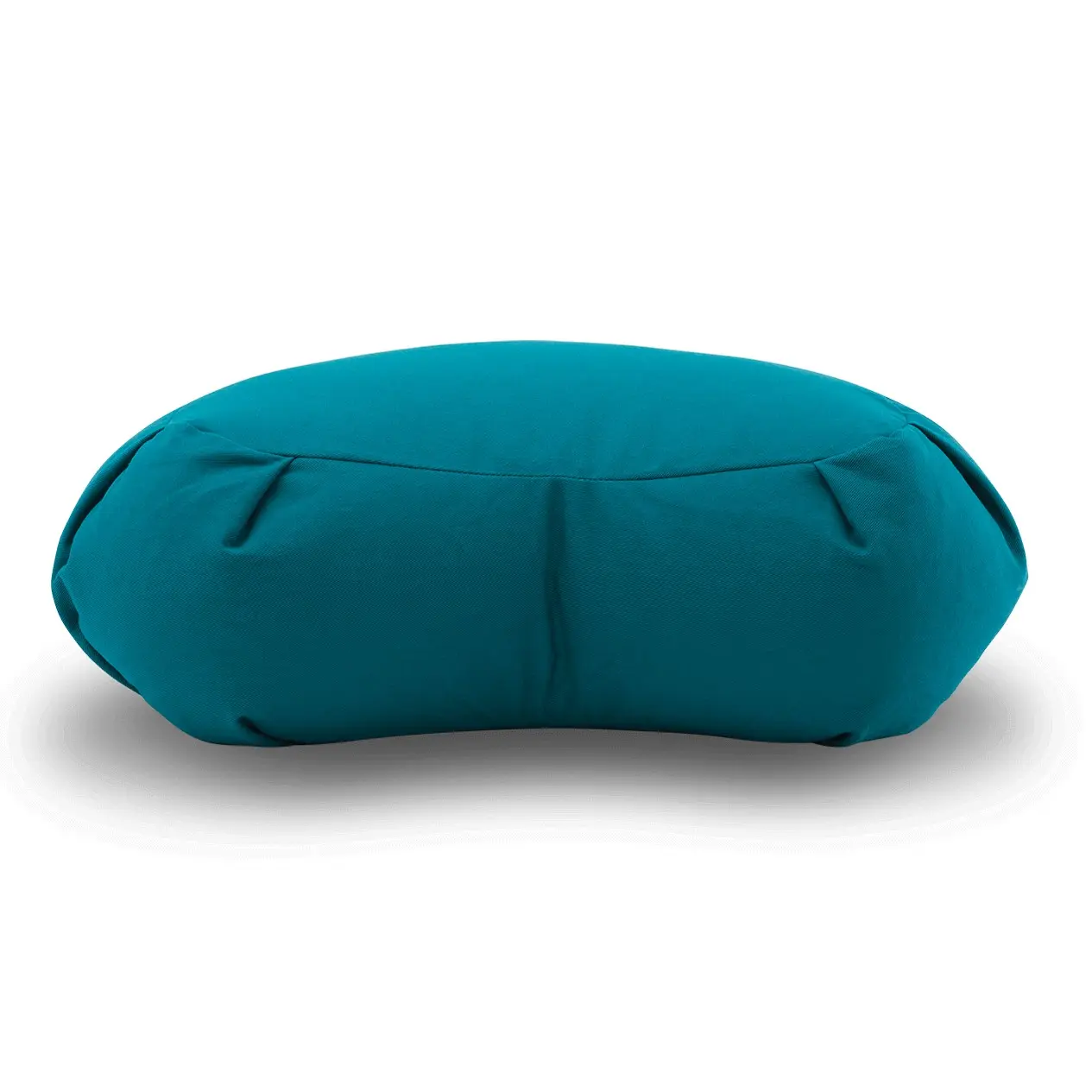 Halbmondkissen Yoga Herz 14cm, türkis