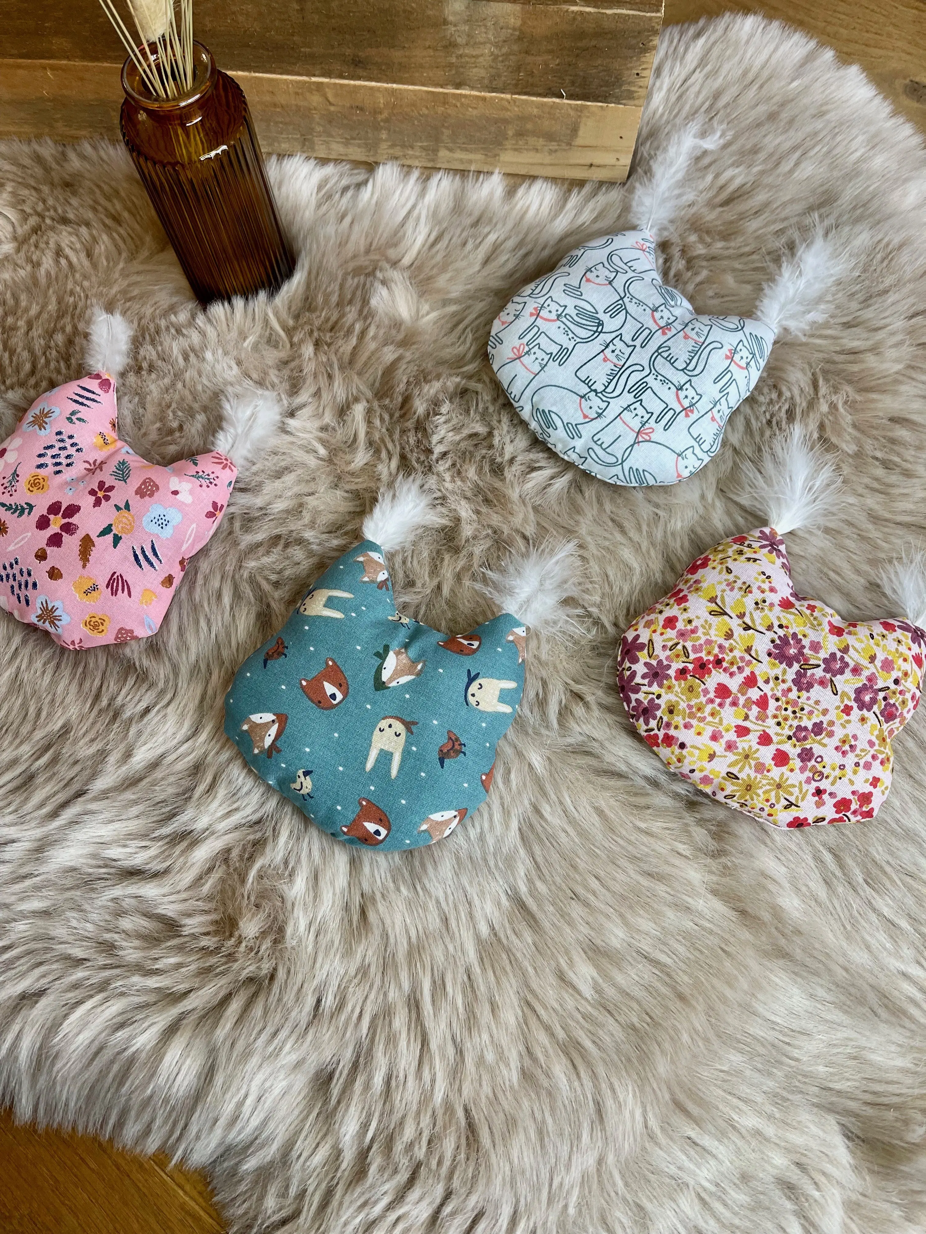 Coon-ssin with catnip or valerian - cat toy