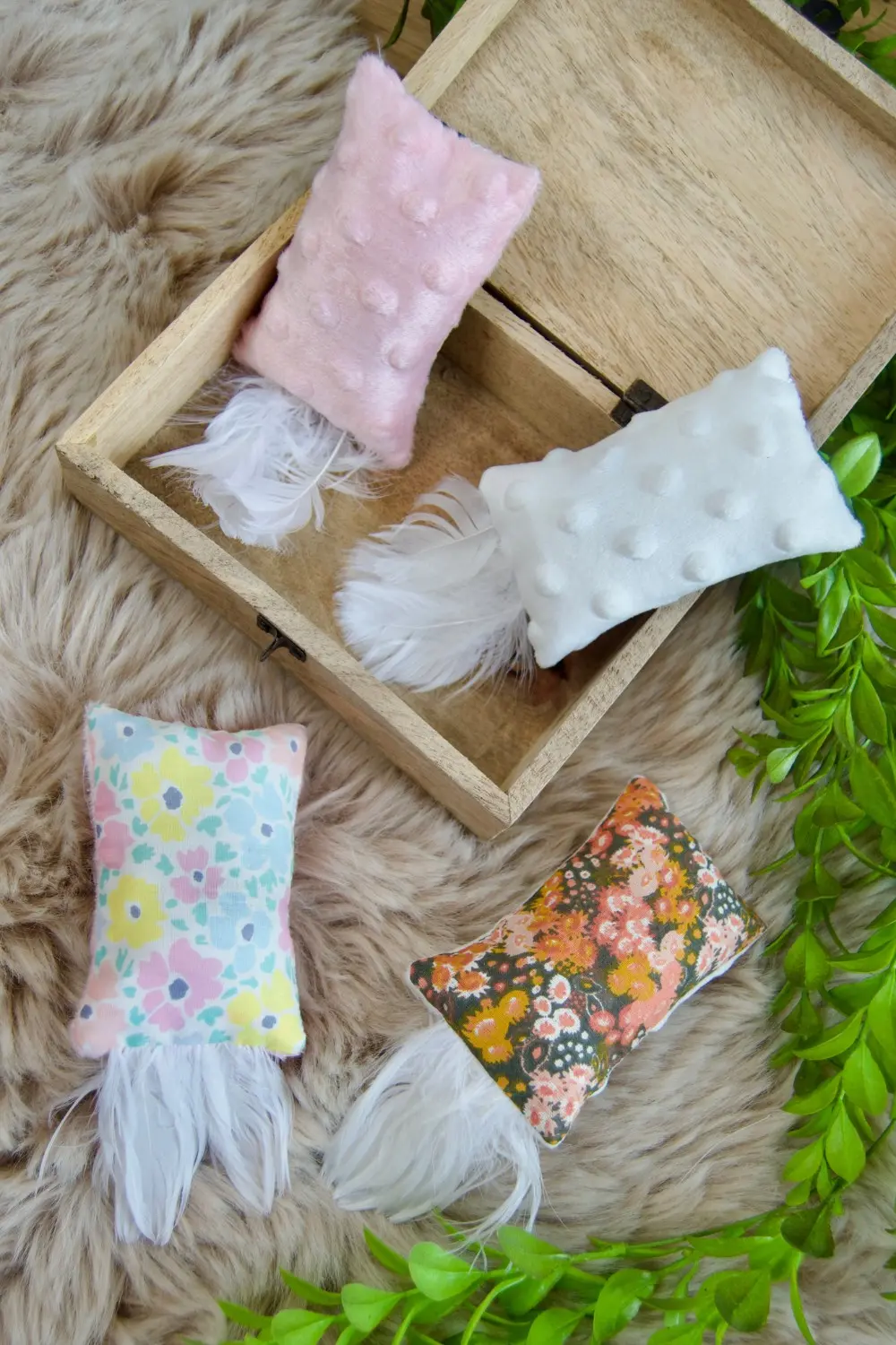 Doux-Plum' with catnip or valerian - cat toy