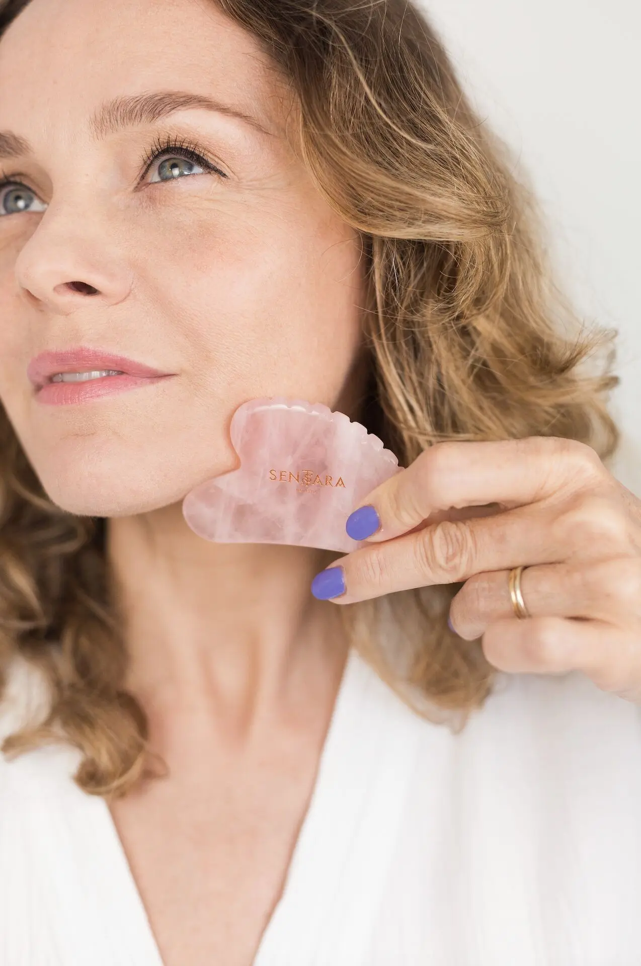 Rose Quartz Tooth-Shaped Gua Sha - Massage Tools - Best Seller