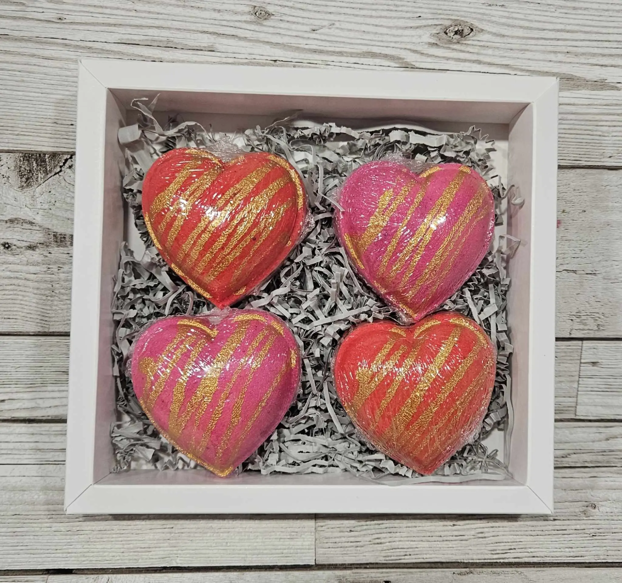 With love- Set of 4 Bath Bombs