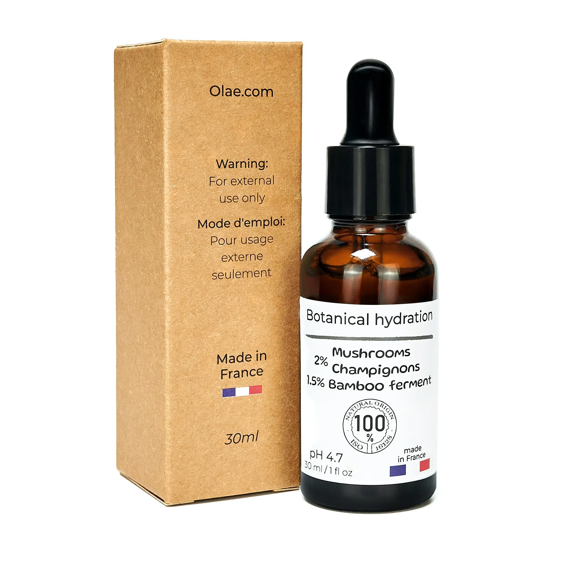 Botanical Hydration, 2% Mushrooms + 1.5% Bamboo Ferment, 100% Natural