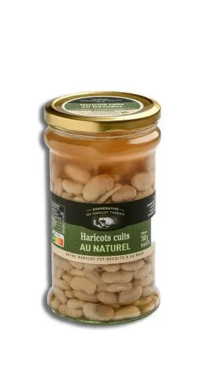 Tarbaisbohnen natürlich gekocht 760 GR