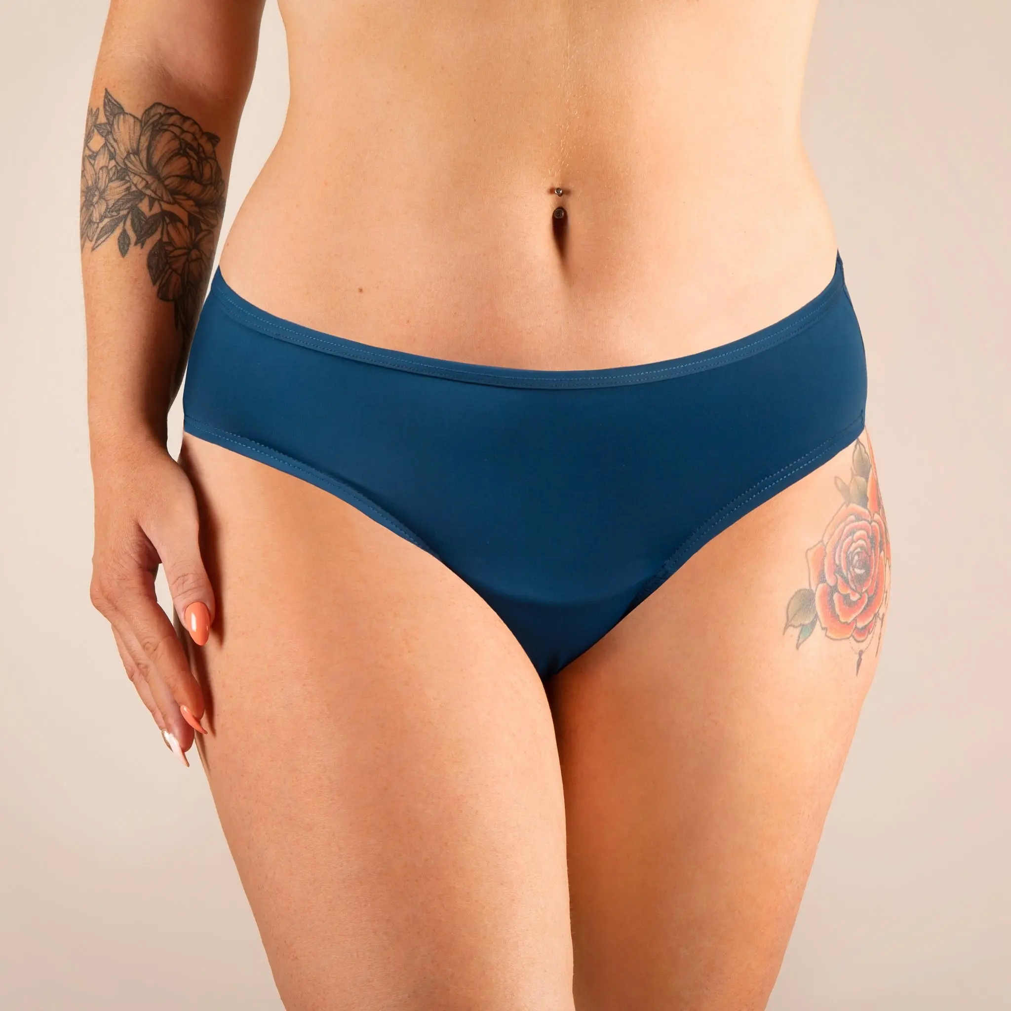 Maillot de bain menstruel Nora (Nouveauté) - Bleu 1 pièce