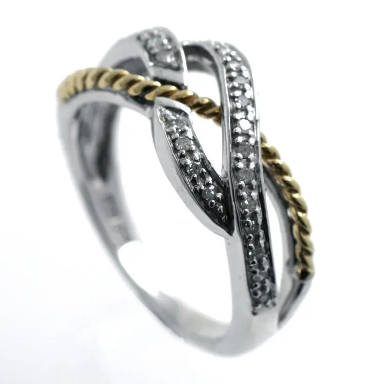 Diamant- und 925er Silberring Modell 3