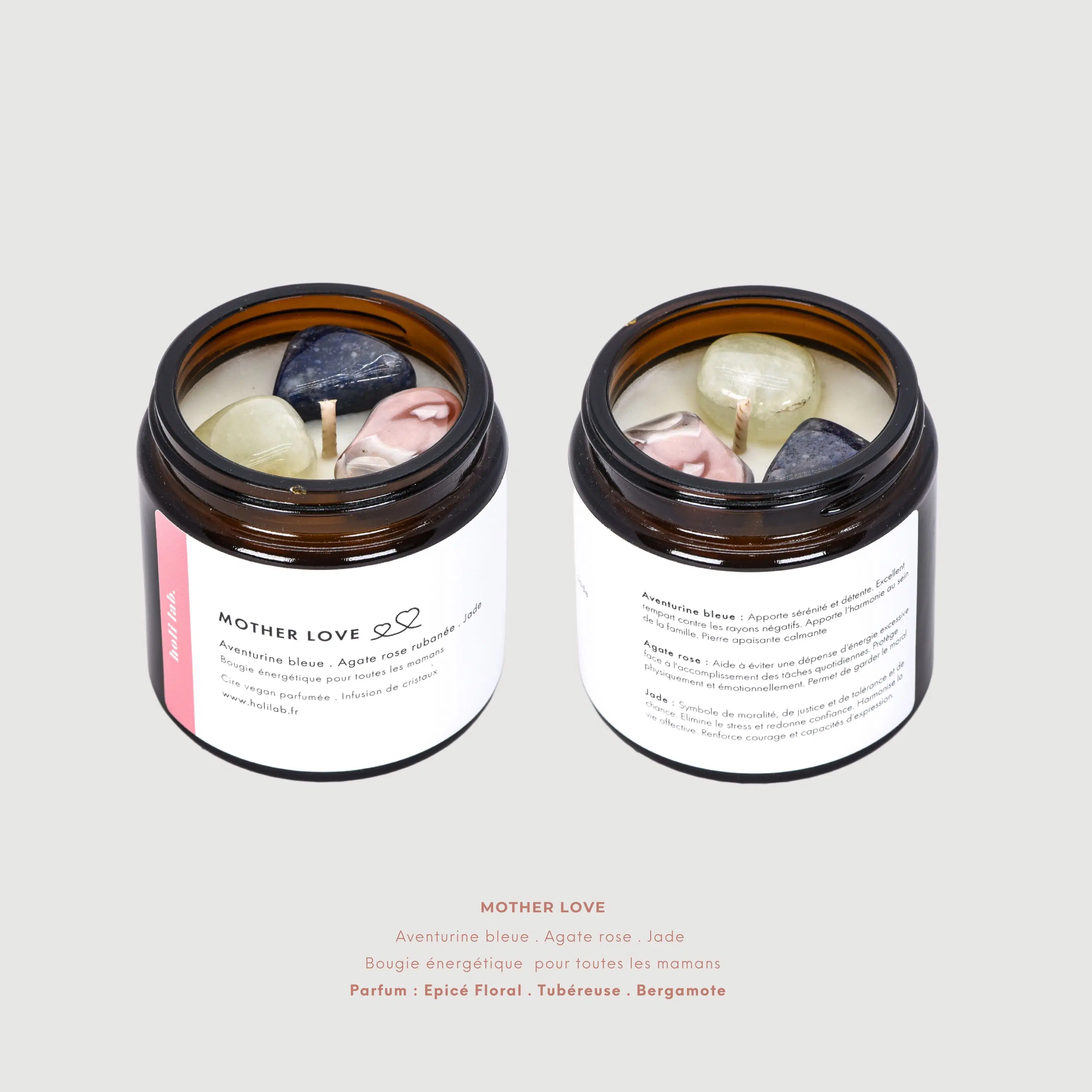 Mother Love - Infusiuon duftende vegane Energiekerze