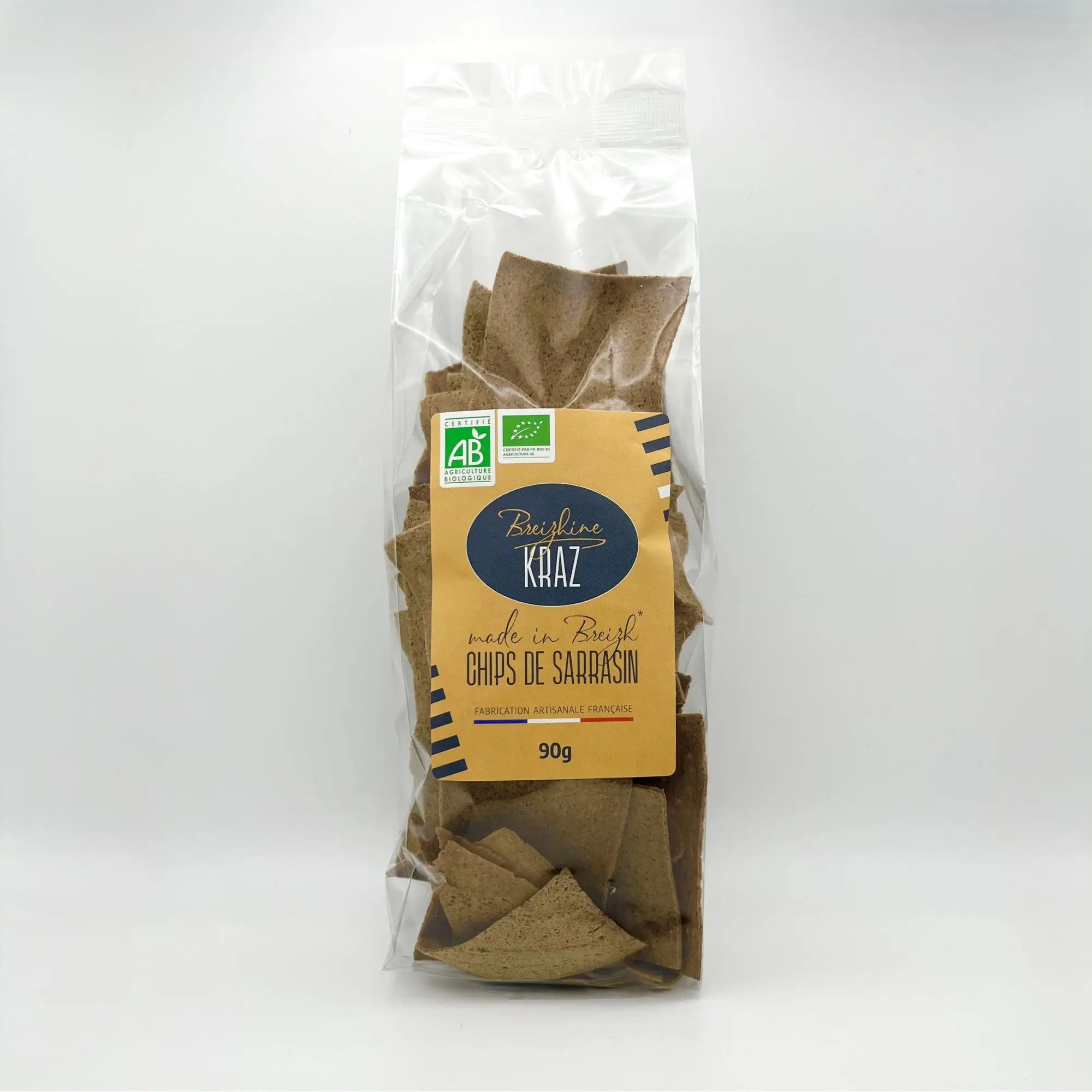 100 % Bio-Buchweizen-Snackchips – Glutenfrei – Handgefertigt in der Bretagne