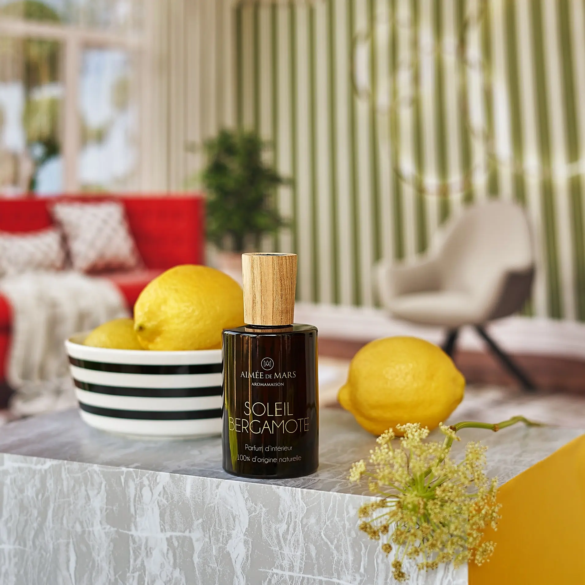 Ambientador en spray 100% natural SOLEIL BERGAMOTA 100ml