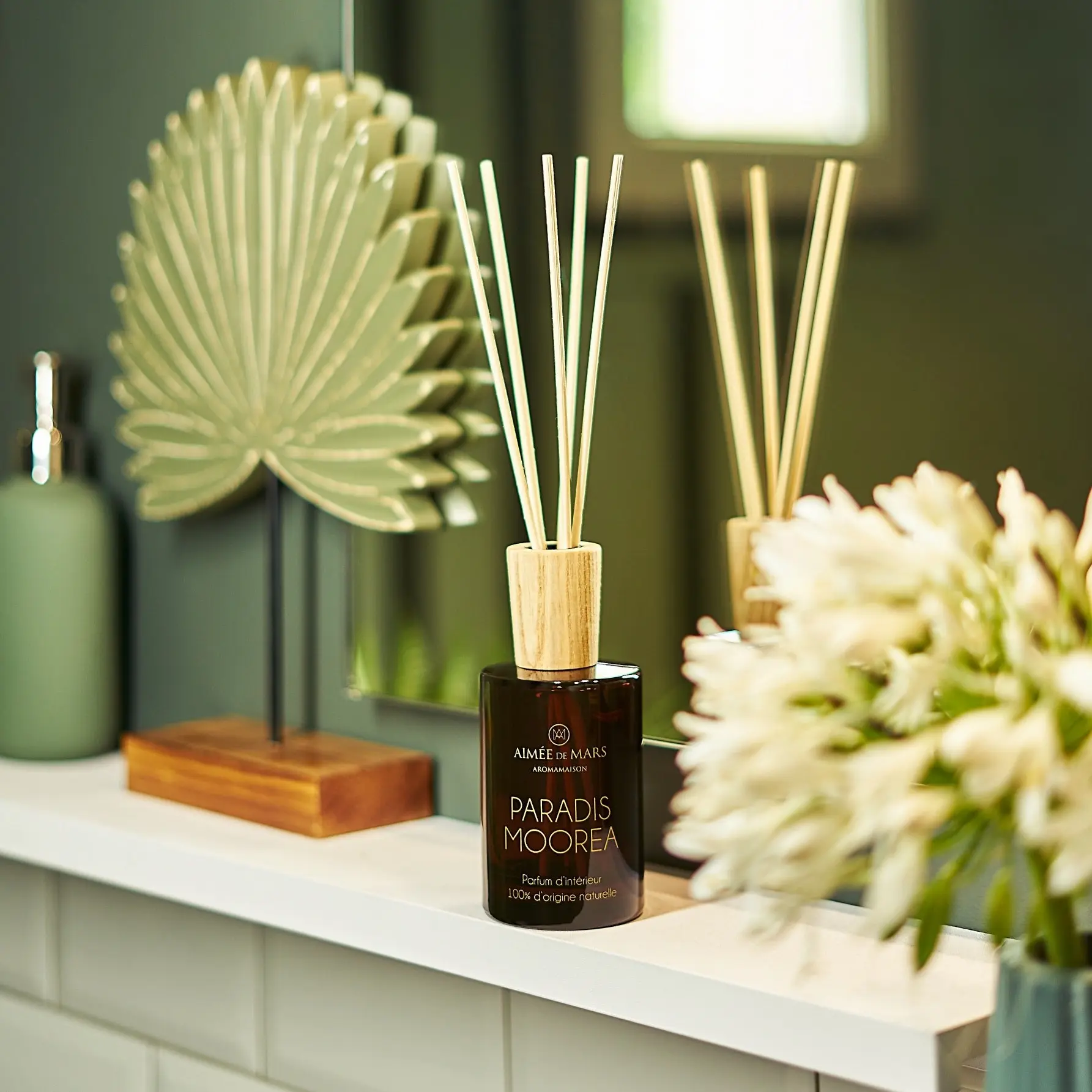 Difusor de fragancias ambientales 100% naturales PARADIS MOOREA 100ml