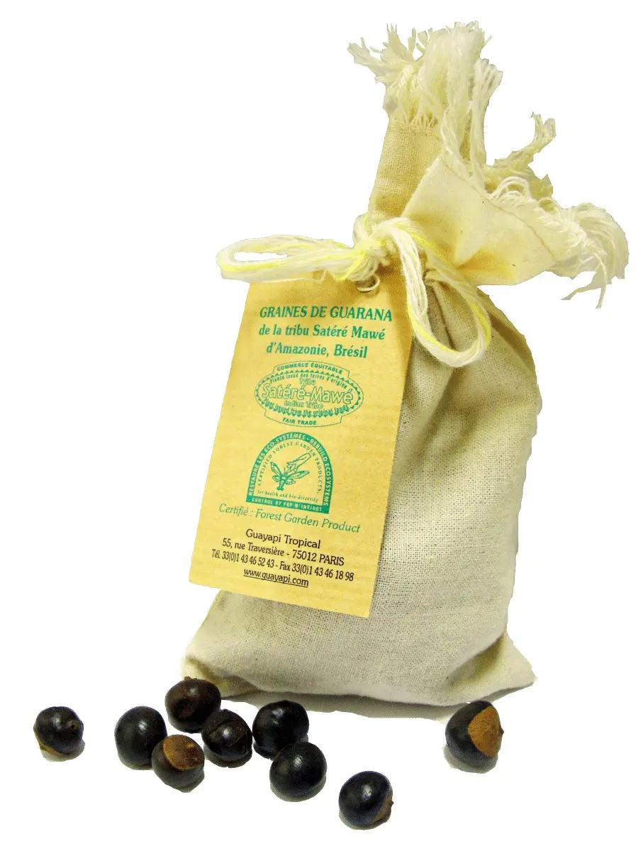 WARANA (GUARANA DES TERRES D'ORIGINE) BIO - Sachet de Graines 50 g