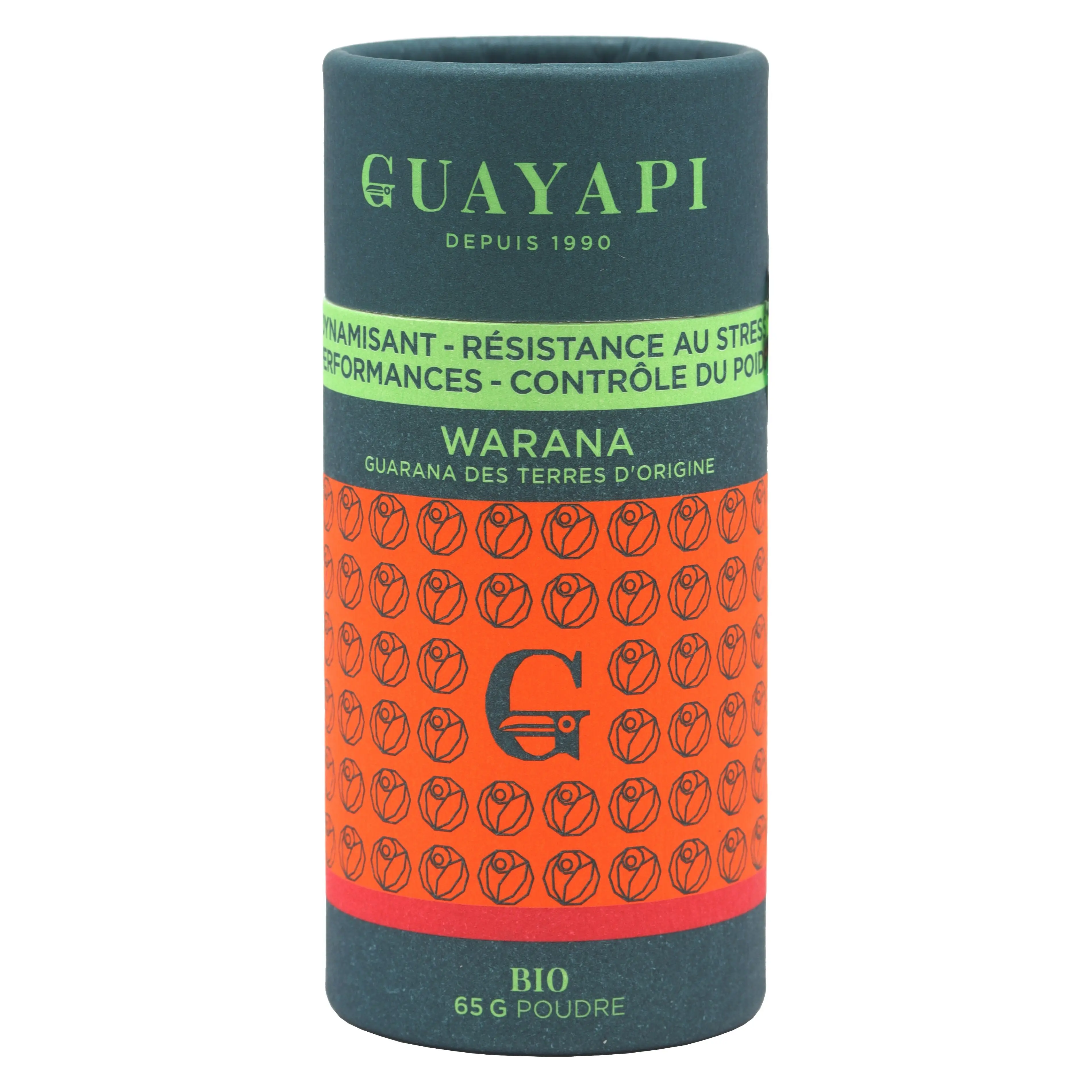 GUARANA / WARANA BIO - Poudre 65g - dynamisant
