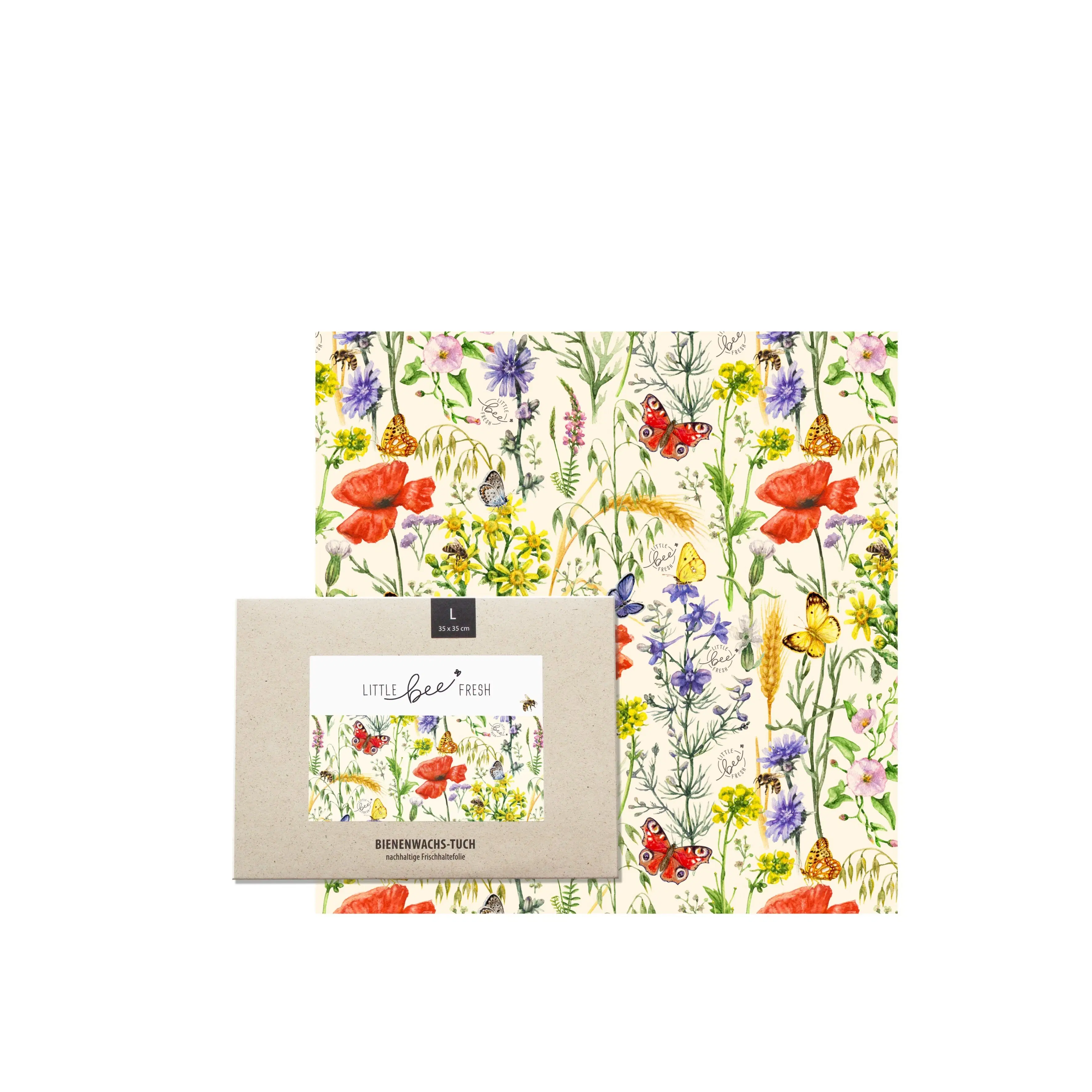 Organic beeswax cloth “L” (35 x 35 cm) - bee dream